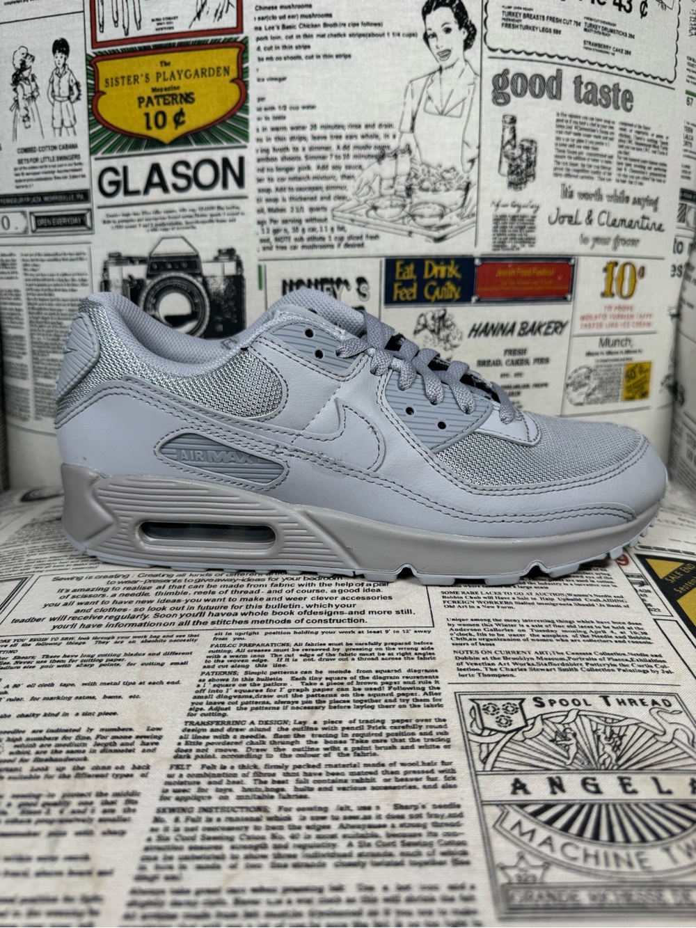 Nike Air Max 90 Wolf Gray CN8490-001 Men Size 9 No Box